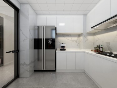 125平现代简约厨房