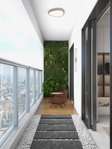 115平现代简约阳台