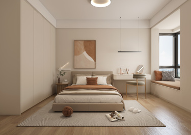 92平2室现代简约卧室