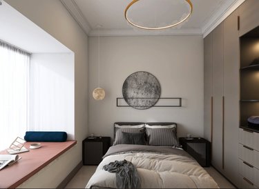 98平现代简约老人房