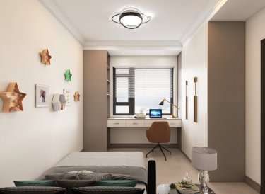 98平现代简约儿童房