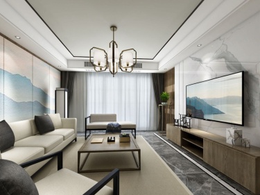 134平金地湖城大境天宇现代风格