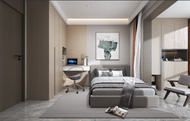 130平雅致新中老人房