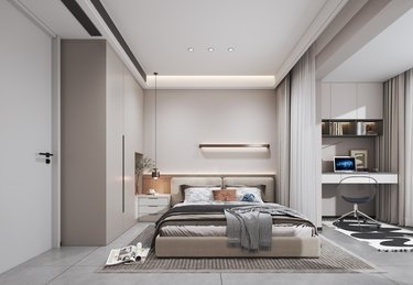 130平现代简约老人房