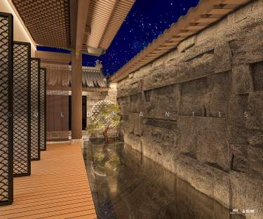 110平雅致新中卧室