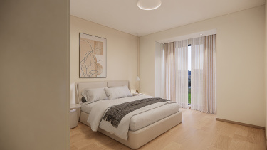 135平2室现代简约卧室