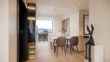 135平2室现代简约餐厅