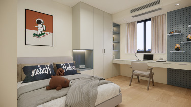 135平2室现代简约卧室