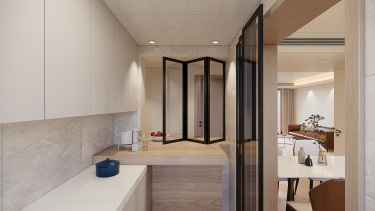 135平2室现代简约厨房