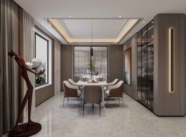 270平现代轻奢餐厅