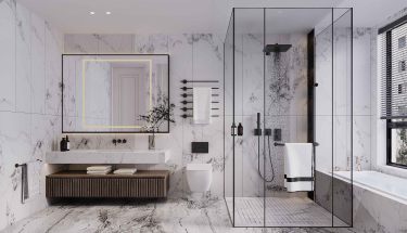 270平现代轻奢卫生间