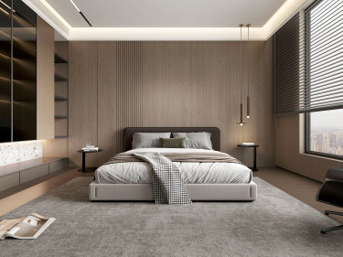 220平现代轻奢卧室