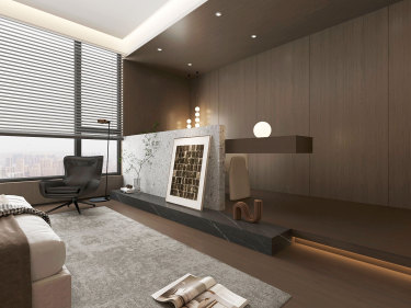 220平现代轻奢卧室