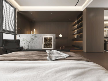 220平现代轻奢卧室