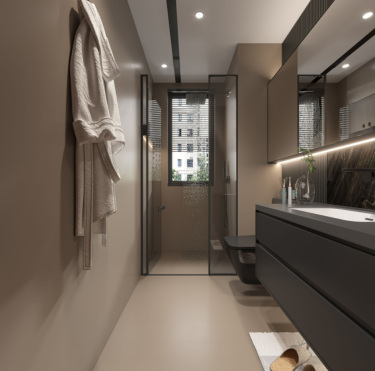 139平现代简约卫生间