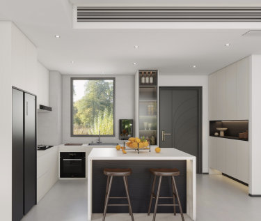 132平现代简约厨房