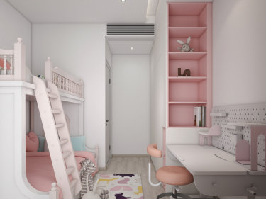 132平现代简约儿童房