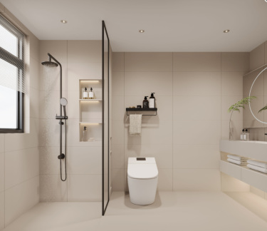 108平现代简约卫生间