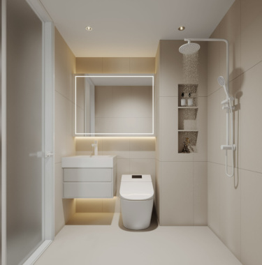 108平现代简约卫生间