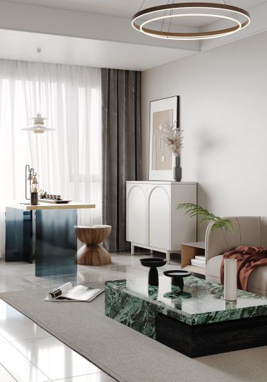 145平原木风客厅