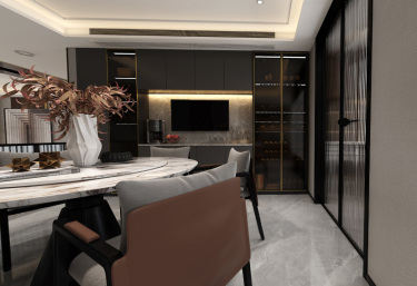 170平雅致新中餐厅