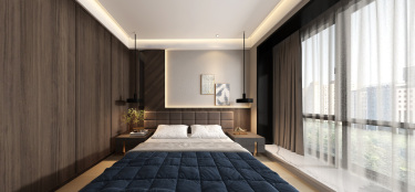 170平雅致新中卧室