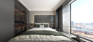 170平雅致新中卧室