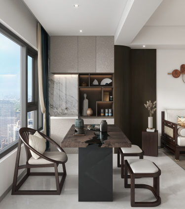 125平现代简约阳台