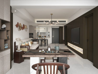 125平现代简约阳台