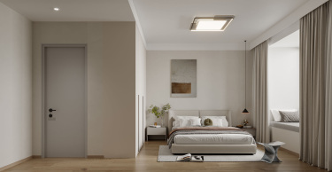 112平3室现代简约卧室