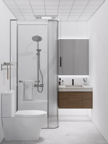 112平3室现代简约卫生间