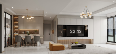 112平3室现代简约餐厅