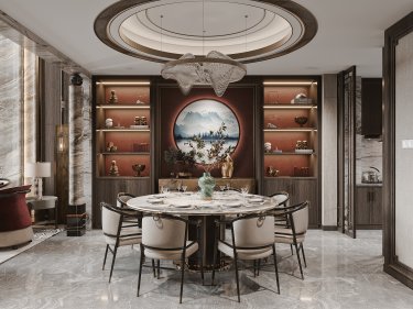 200平现代简约餐厅