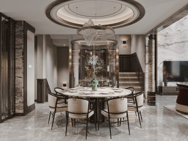 200平现代简约餐厅