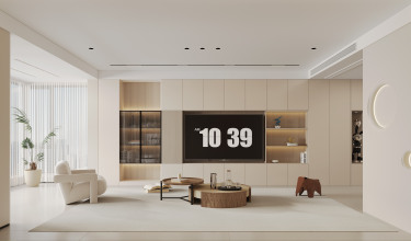 150平4室现代简约客厅