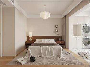 87平3室原木风卧室