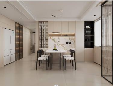 150平4室现代简约餐厅