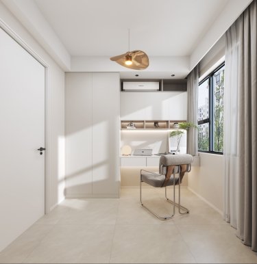 102平现代简约书房