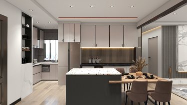 125平吾悦首府现代风格