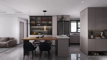 130平现代轻奢餐厅