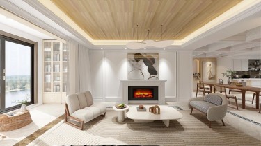 150㎡檀宫原木奶油风