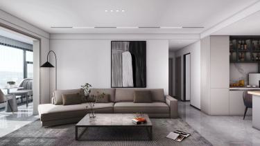 130㎡龙湖御景高级灰现代轻奢住宅