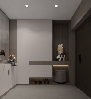 135平现代简约玄关