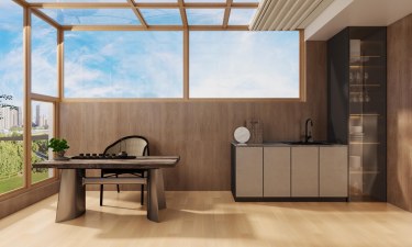 240平现代简约阳台