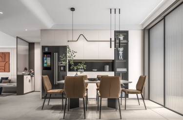 135平新湖明珠城现代简约风格