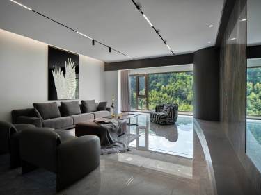 270平现代轻奢客厅