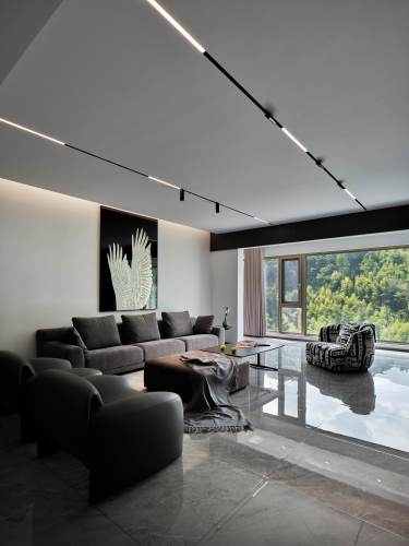 270平现代轻奢客厅