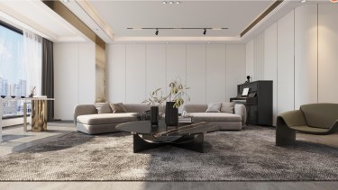 240平曲江大城顶跃现代风格