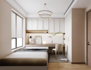 125㎡万科山河道新中式风格