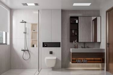 156平雅致新中卫生间